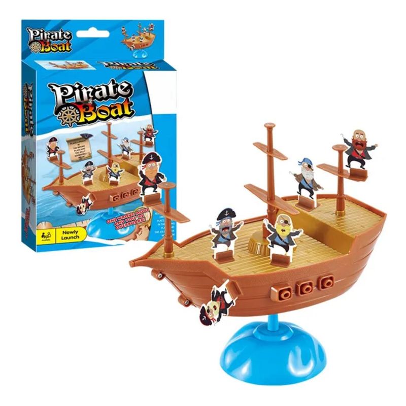 GENERICO - Divertido Juego de Equilibrio Barco Pirata para Todos