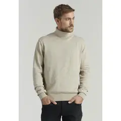 FEROUCH - Sweater Turtle Neck F Smart Casual Beige