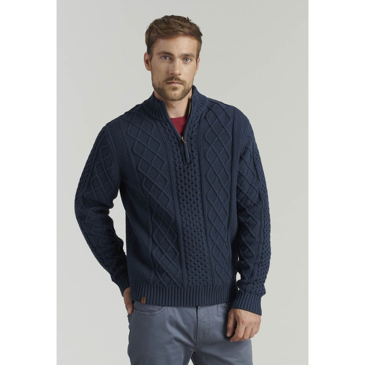 FEROUCH - Sweater Cambridge F Fr Azul Ferouch