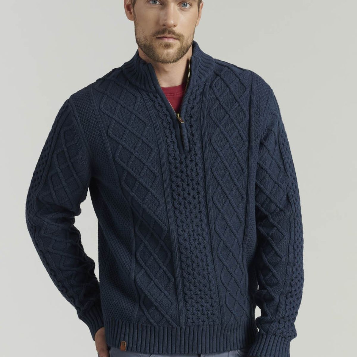 FEROUCH - Sweater Cambridge F Fr Azul Ferouch