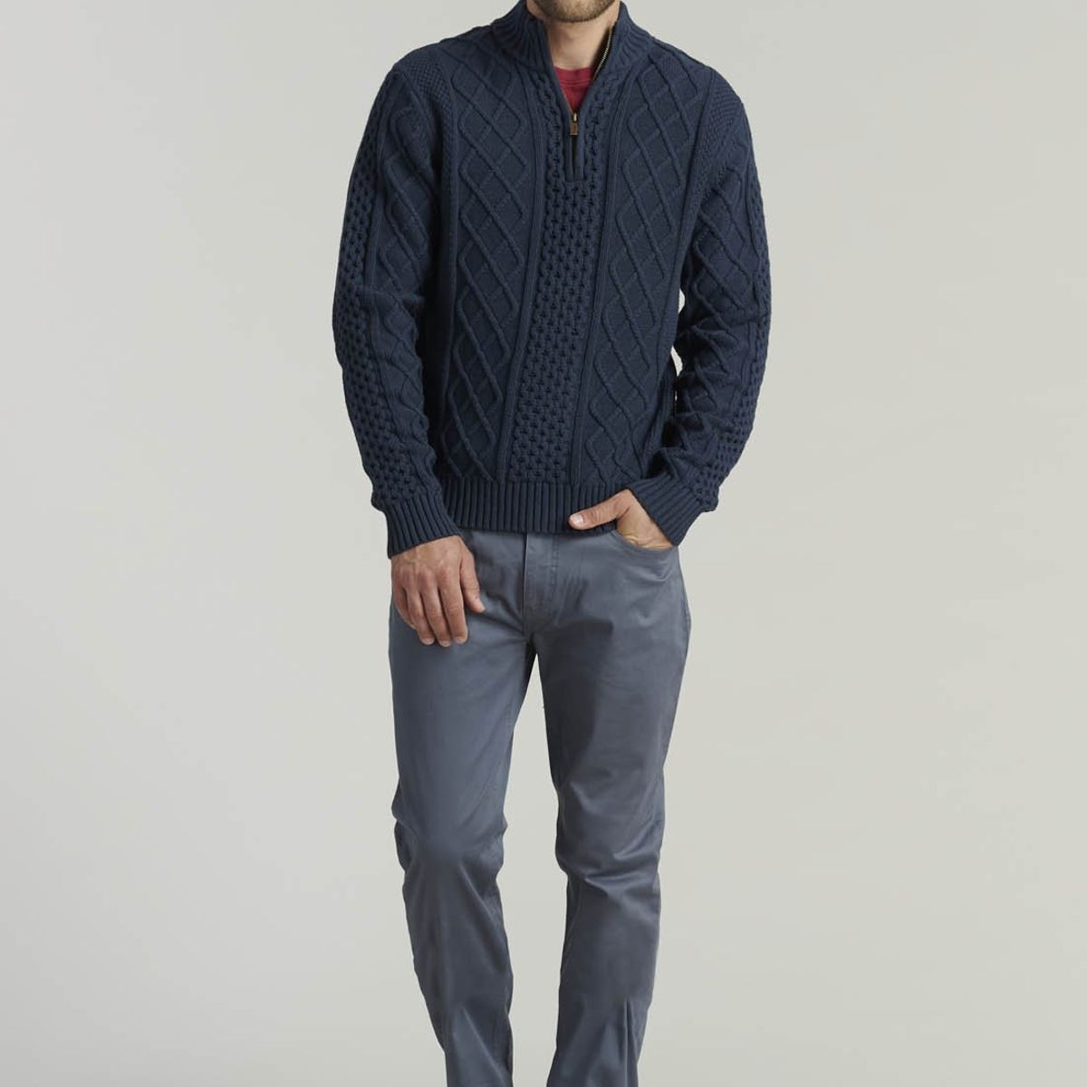 FEROUCH - Sweater Cambridge F Fr Azul Ferouch