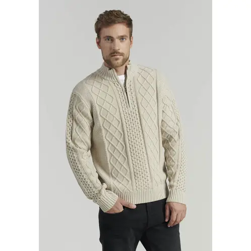 FEROUCH - Sweater Cambridge F Fr Beige Ferouch.