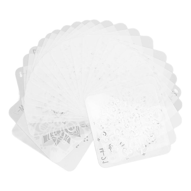 GENERICO - Plantillas Huecas de Mandala para Pintar Manualidades Creativas