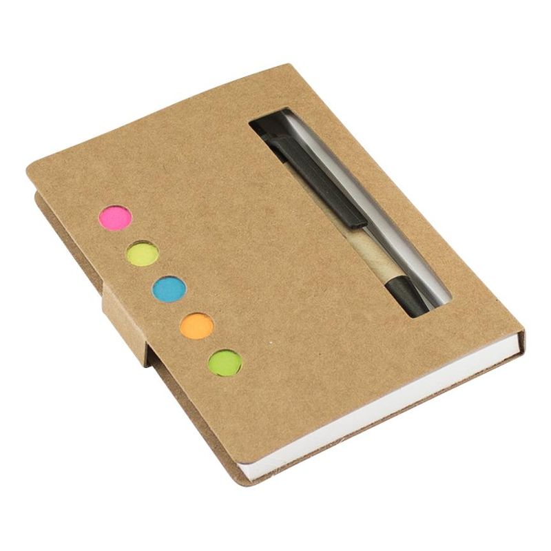 GENERICO - Pack de 50 Libretas Ecológicas con Lápiz y Hojas Lisas