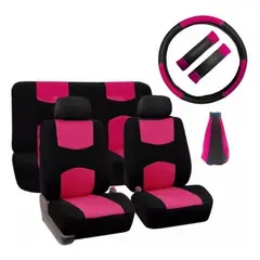 GENERICO - Set Completo de Fundas Eco Cuero para Auto y Accesorios