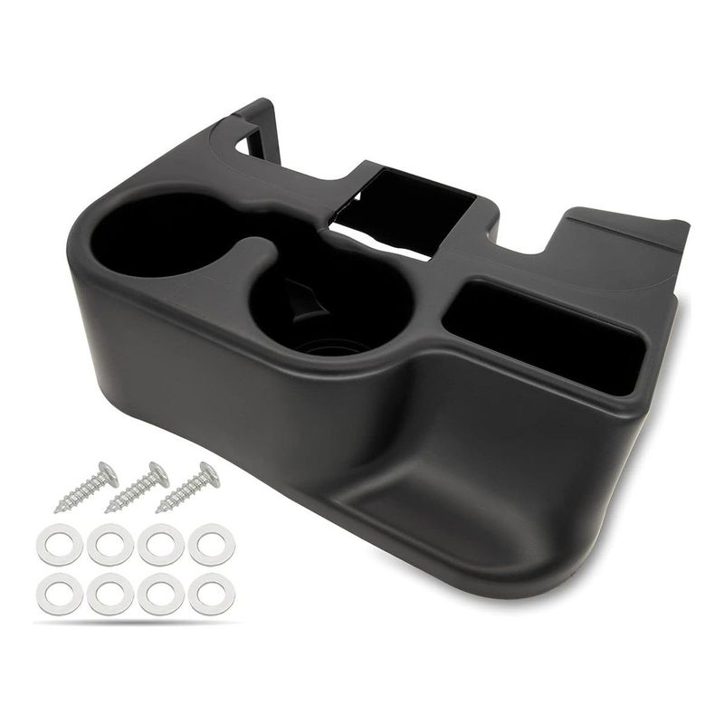 GENERICO - Portavasos Negro para Dodge Ram, Diseño Elegante y Funcional