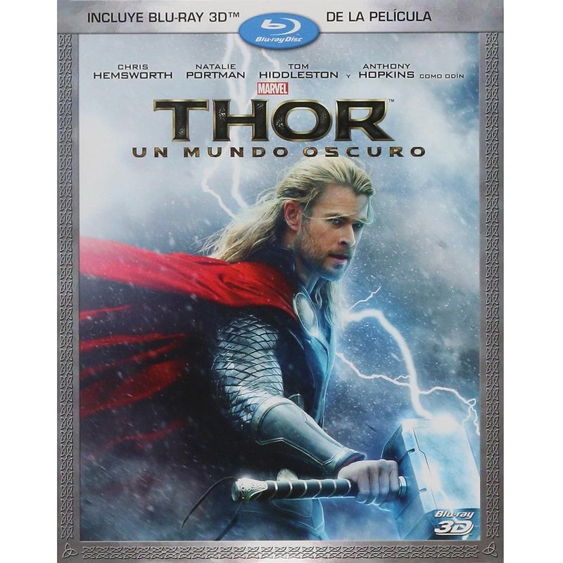 BAUL MAGICO - Bluray 3d Thor 2 Un Mundo Oscuro B1