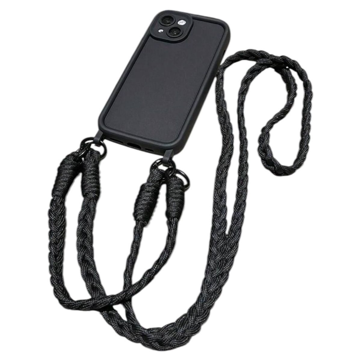 GENERICO - Carcasa Para iPhone 16 Colgante 2 Cordones