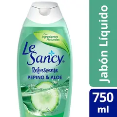 GENERICO - LE SANCY Jabón líquido refrescante pepino & aloe 750ml