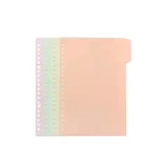 LANGUO - Separadores Para Libretas A5 Sistema Refill