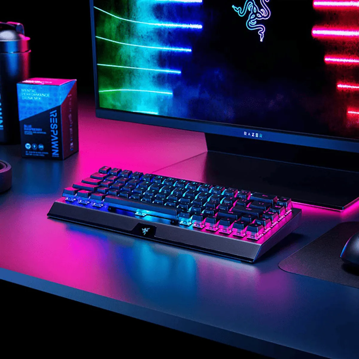 Razer USA - Teclado Mecánico Razer BlackWidow v3 Mini Phantom Edition Inalámbrico