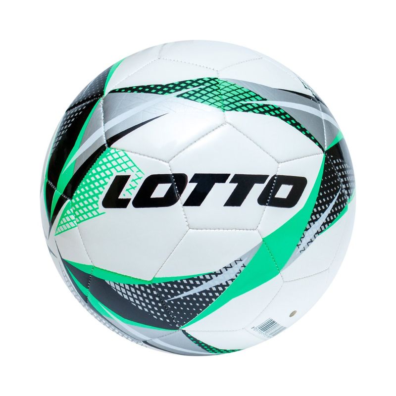 LOTTO - Balón de Fútbol  900 Nro 5 Blanco-Verde-Negro-Unisex