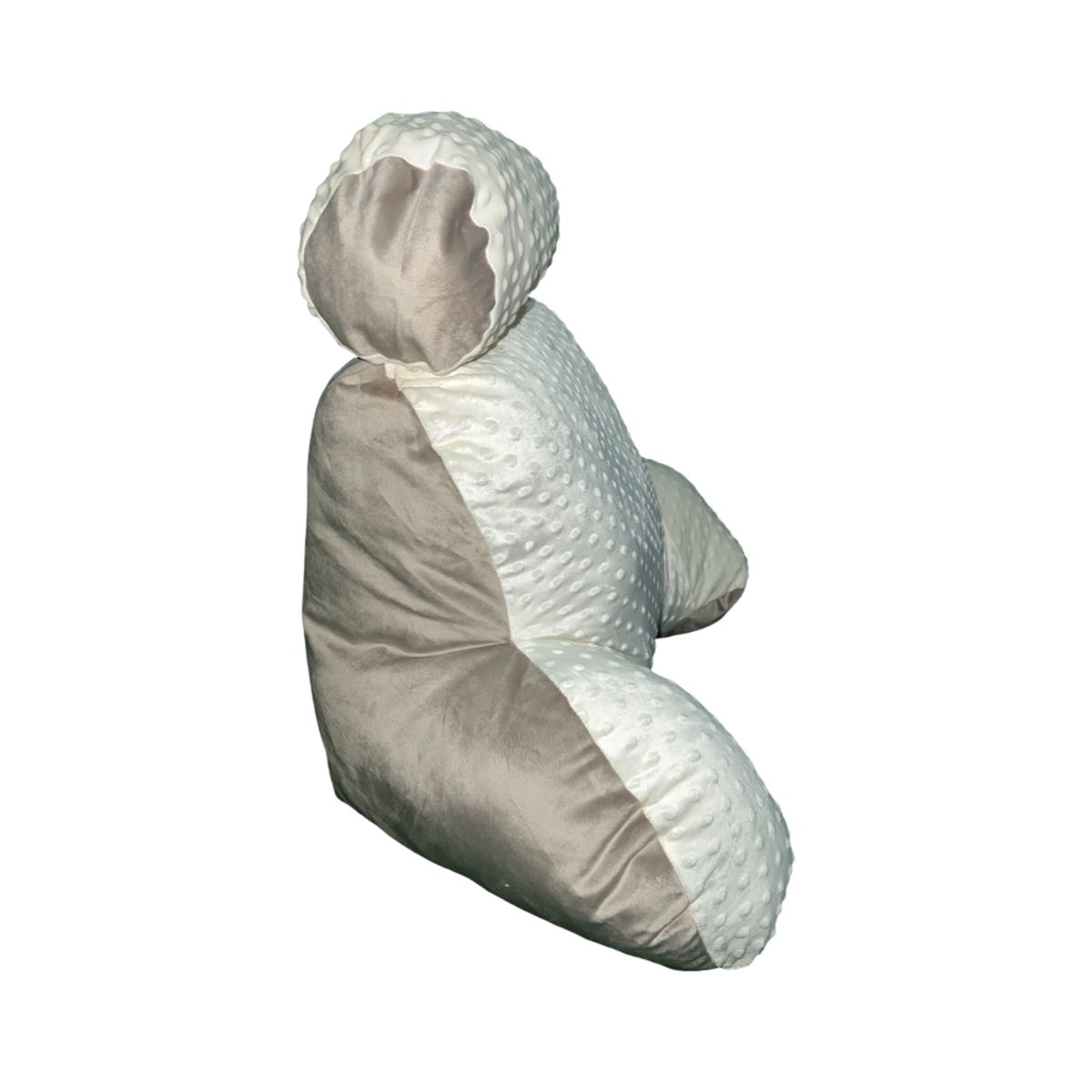 MUEBLES NEW - COJIN DE DESCANSO BEIGE FELPA