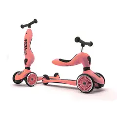 SCOOT AND RIDE - Scooter 2 en 1 Highwaykick 1 Peach