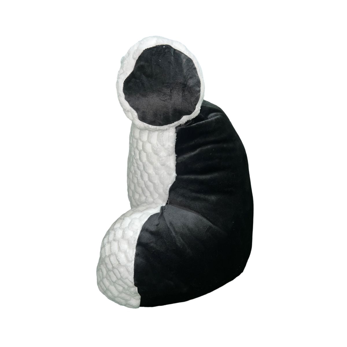 MUEBLES NEW - COJIN DE DESCANSO NEGRO FELPA