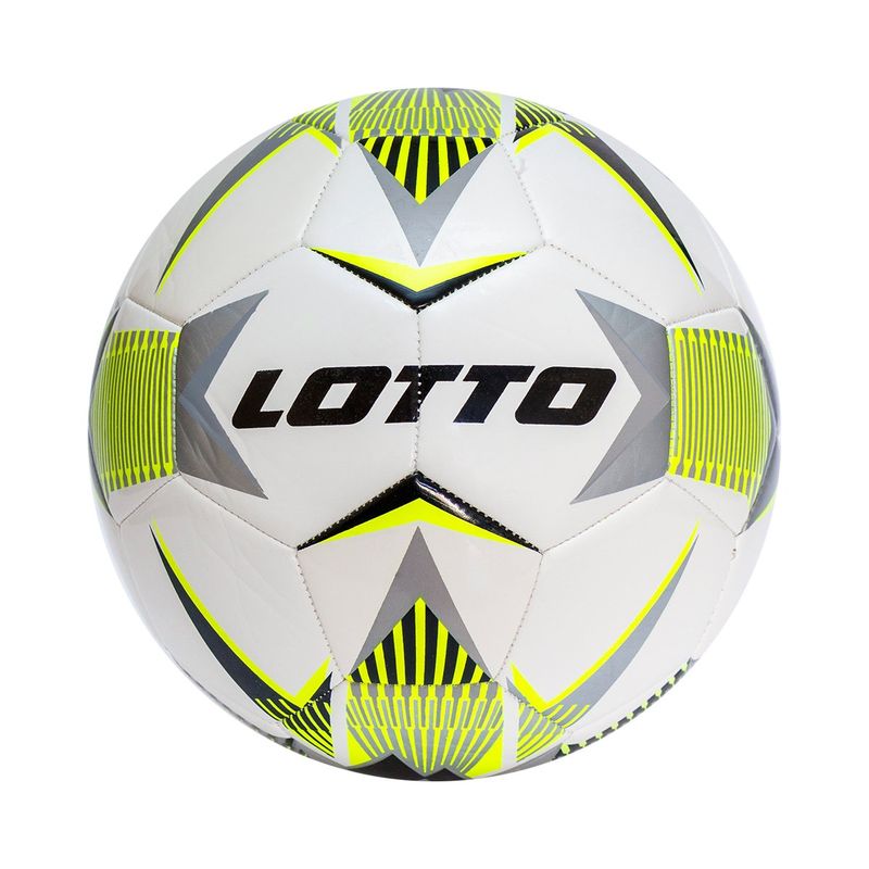 LOTTO - Balón de Fútbol  1000 Nro 5 Blanco-Amarillo-Negro-Unisex