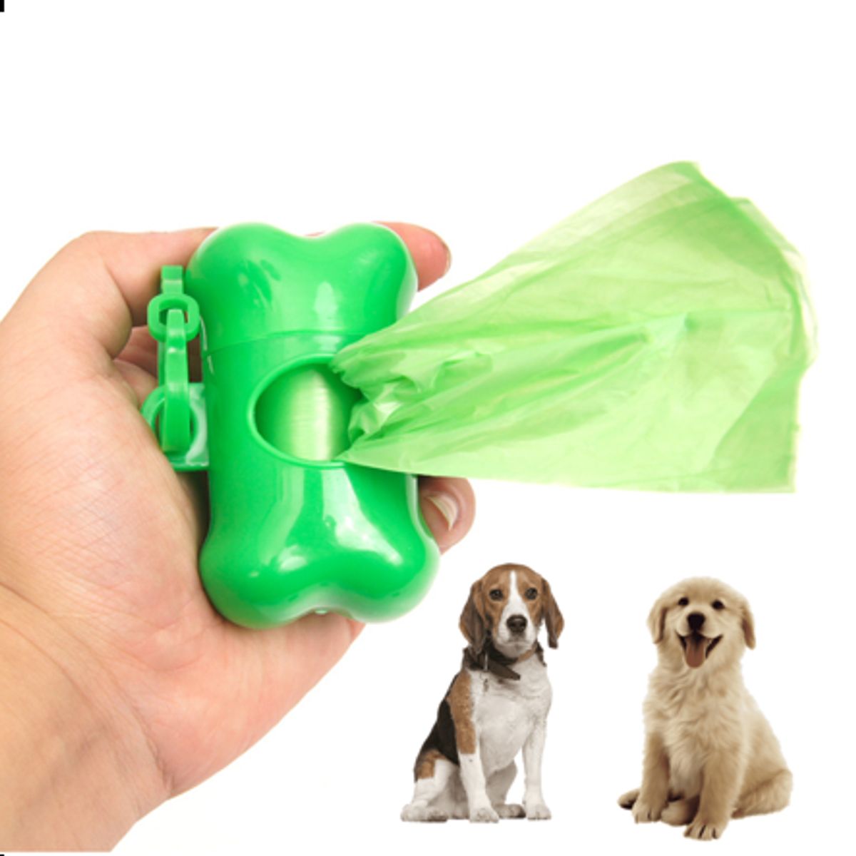 MASCO TODO - Dispensador de Bolsas Excremento Mascotas + 5 Rollo de Bolsa