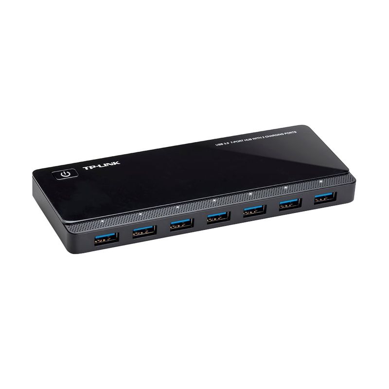 TP LINK - HUB TPLINK UH720 USB 30 7 PUERTOS + 2P DE CARGA