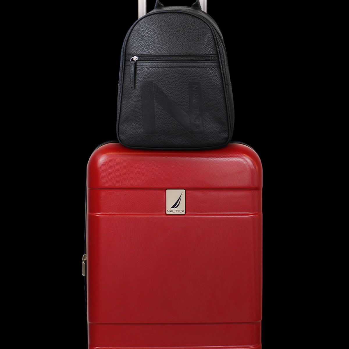 NAUTICA - Pack Nautica Maleta cabina Bora roja 10kg + Mochila Malik