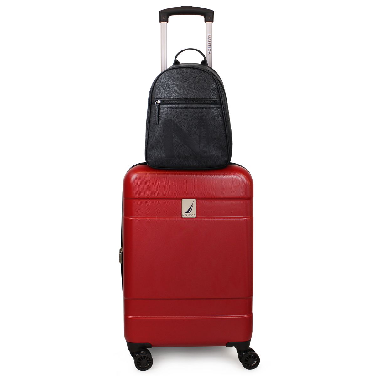 NAUTICA - Pack Nautica Maleta cabina Bora roja 10kg + Mochila Malik