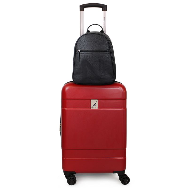 NAUTICA - Pack Nautica Maleta cabina Bora roja 10kg + Mochila Malik