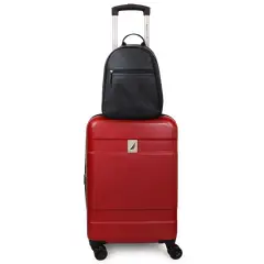 NAUTICA - Pack Maleta cabina Bora roja 10kg + Mochila Malik