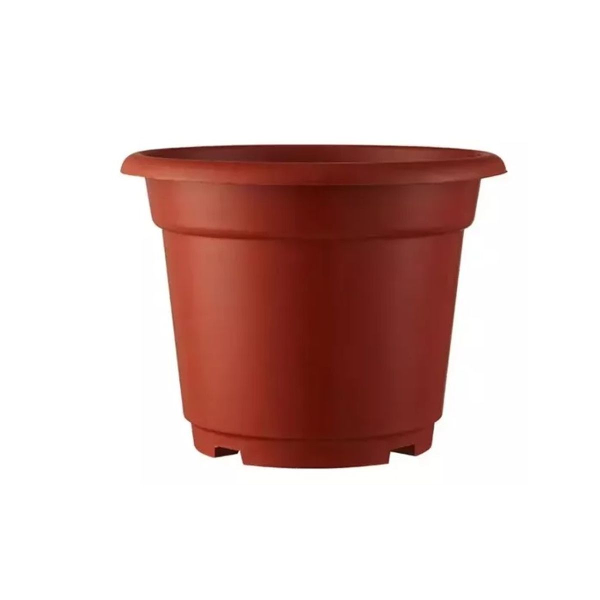 GENERICO - Pack 10 Maceteros Plástico Redondo 21cm 21vic