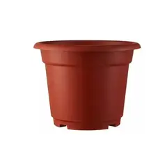 GENERICO - Pack 5 Maceteros Plástico Redondo 21cm 21vic.