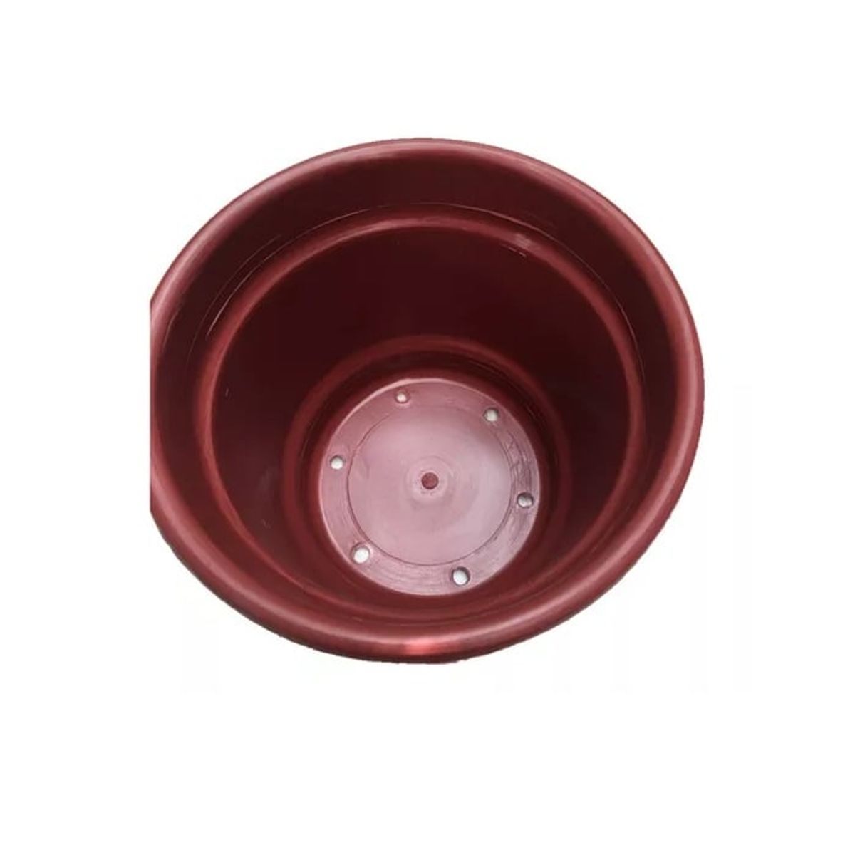 GENERICO - Pack 5 Maceteros Plástico Redondo 21cm 21vic