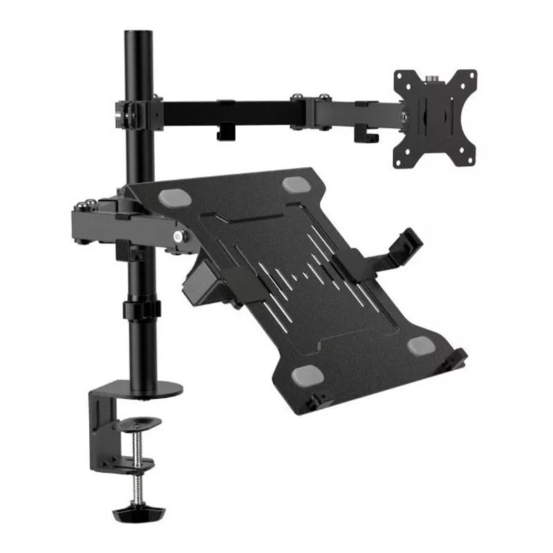 KLIP XTREME - Rack Soporte Monitor Y Laptop 13-32 Articualdo Klip Kmm-301