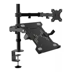 KLIP XTREME - Rack Soporte Monitor Y Laptop 13-32 Articualdo Klip Kmm-301