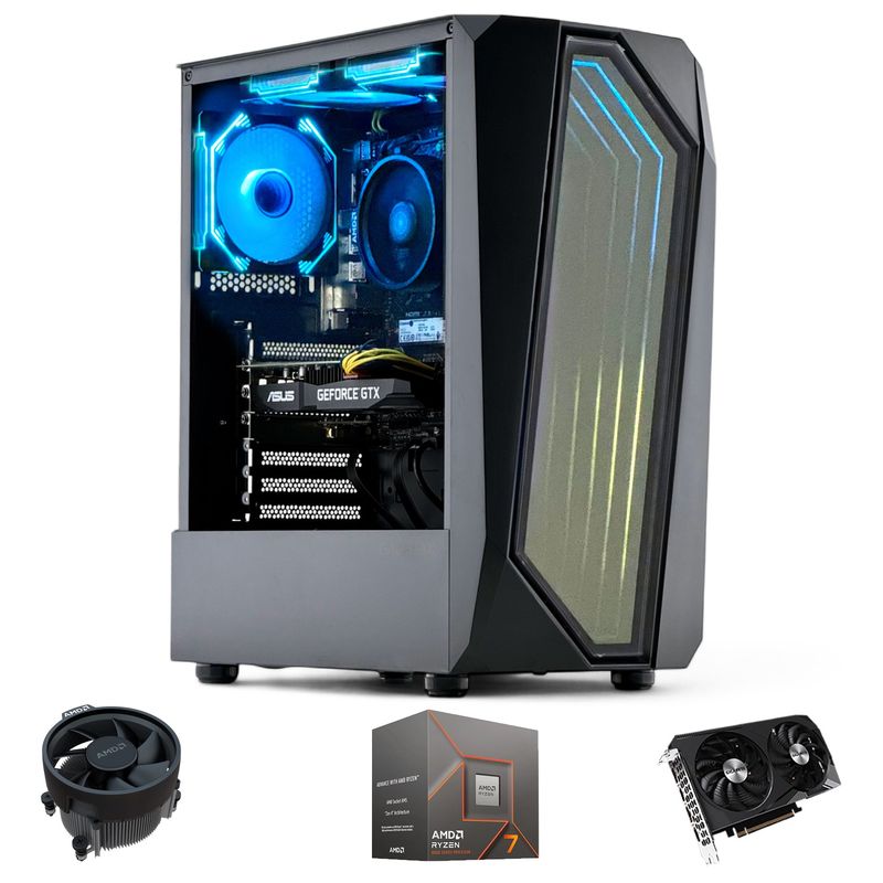 HYPERPC - PC GAMER Bandit AMD RYZEN 7 8700 16gb DDR5 1Tb RTX 3050 WiFi