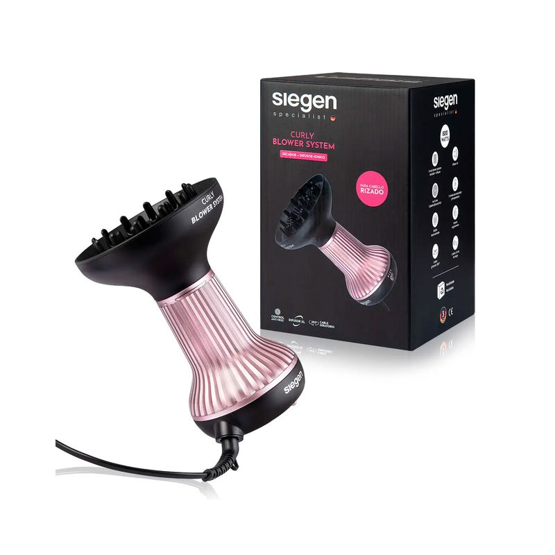 SIEGEN - Secador Difusor de Pelo Siegen SG-3180 Curly Blower System