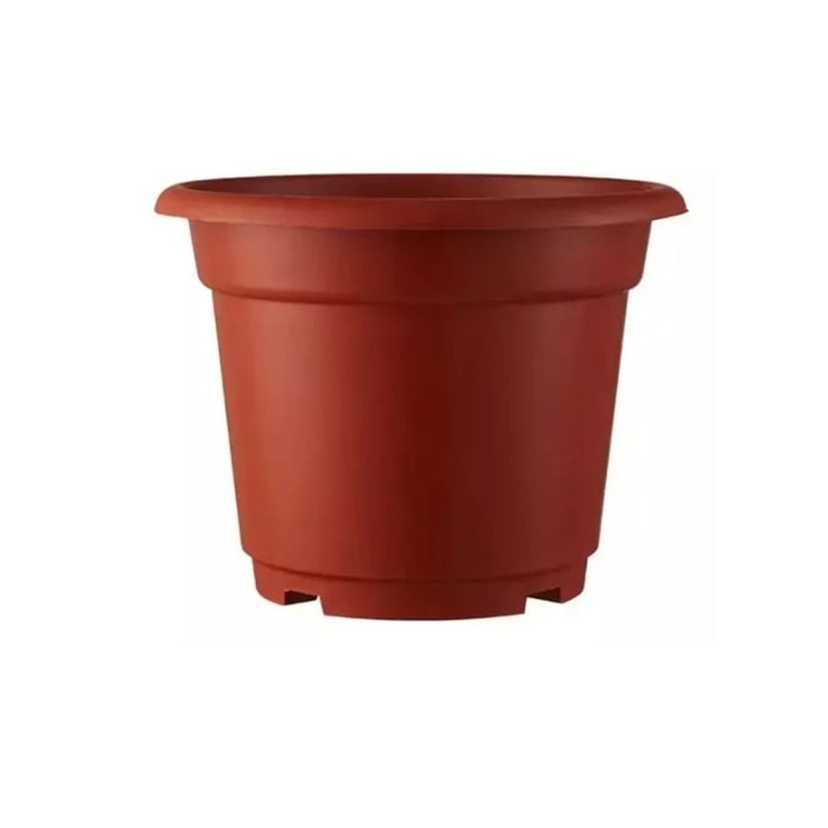 GENERICO - Pack 5 Maceteros Plástico Redondo 17cm Colonial Vic V-17