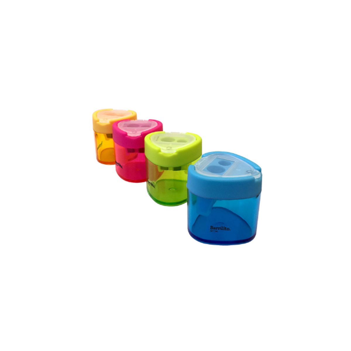 GENERICO - PACK 12 SACAPUNTAS CON DEPOSITO