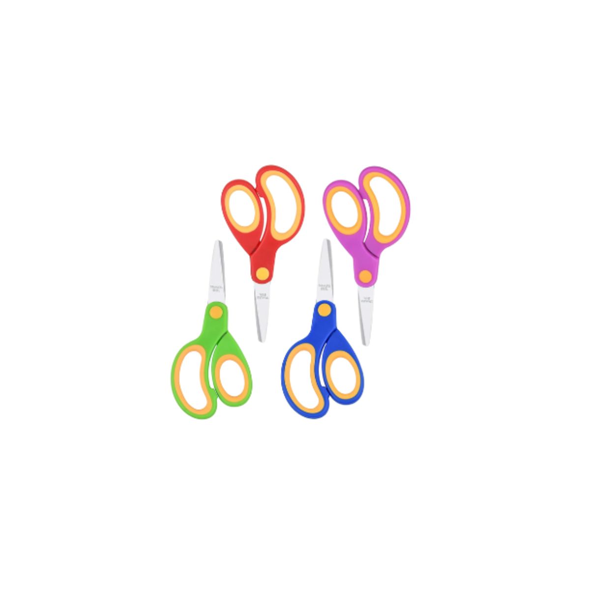 GENERICO - PACK 6 TIJERA PUNTA REDONDA