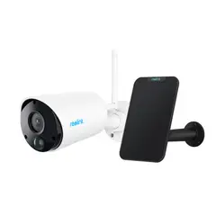 REOLINK - Kit Cámara de Seguridad Argus Eco + Panel Solar 2 de 5,8W Negro