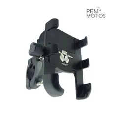 GENERICO - Porta Smartphone para Moto con USB de Carga Soporte Metálico Seguro