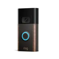 RING - Timbre Inteligente Doorbel Inalambrico - Bronce Veneciano