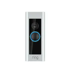 RING - Timbre Inteligente Doorbel Pro 2 Wi-Fi Cableado - Níquel Satinado