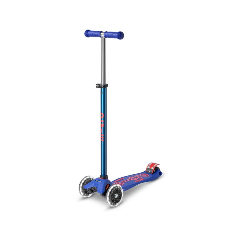 MICRO - Scooter Maxi Deluxe LED Azul-Rojo