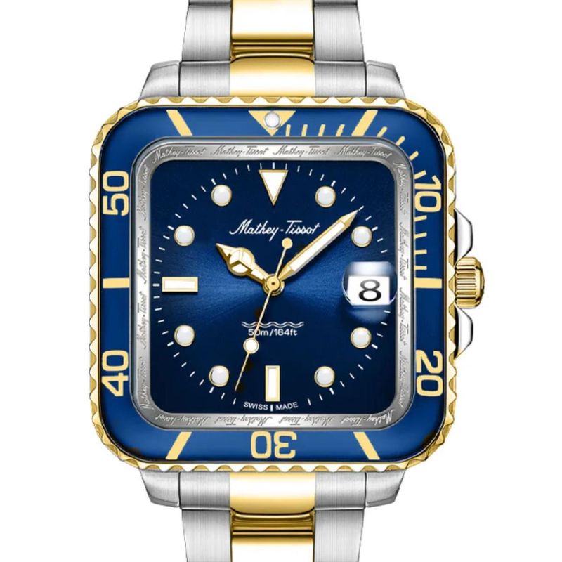 MATHEY TISSOT - Reloj Mathey-Tissot Hombre Mathy Vintage Square H902QBBU