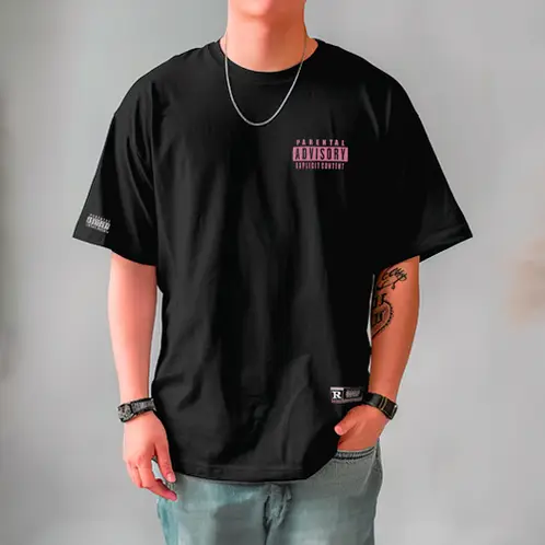 PARENTAL ADVISORY - Polera Parental Advisory® Original Rose Tag