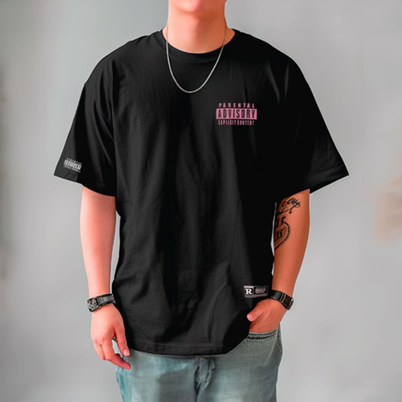 PARENTAL ADVISORY - Polera Parental Advisory® Original Rose Tag