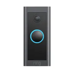 RING - Timbre Inteligente Doorbel Wi-Fi Cableado - Negro