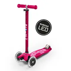 MICRO - Scooter Maxi Deluxe LED Rosado