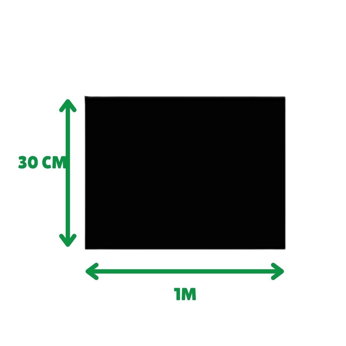 GENERICO - Poster para Acuario 30cm x 1m Fondo Negro para Peceras