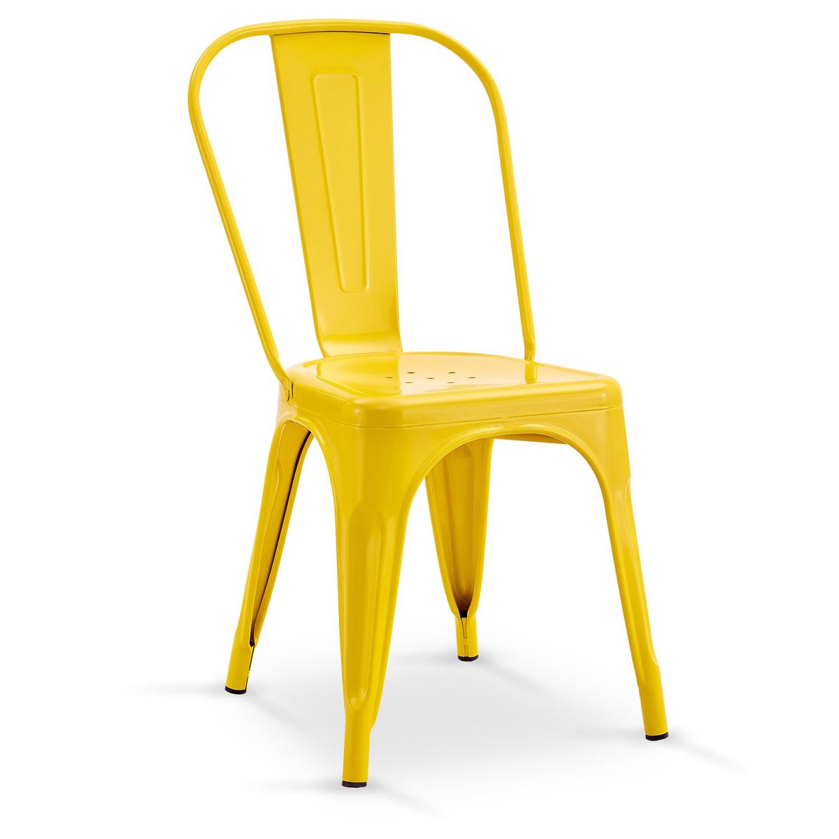 NOVAHUS - Silla Metal Tolix Amarillo