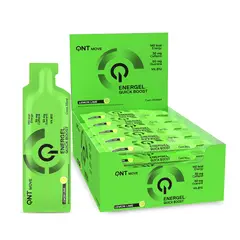 QNT - Caja de 25 Sachet Geles Energéticos 25x55 Ml sabor limón