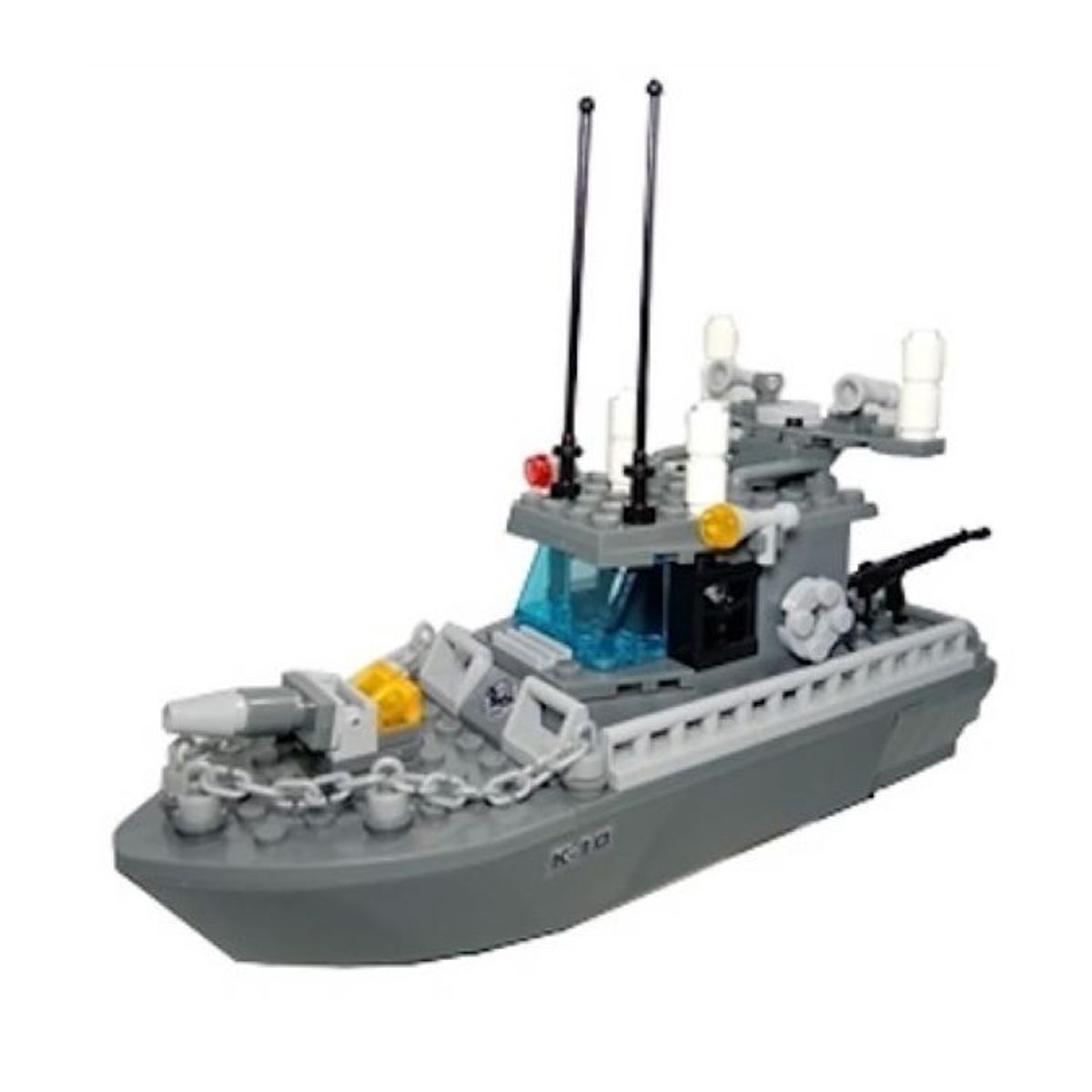 PERROT - Construbrick Buque Naval 193 piezas Juguetes Perrot